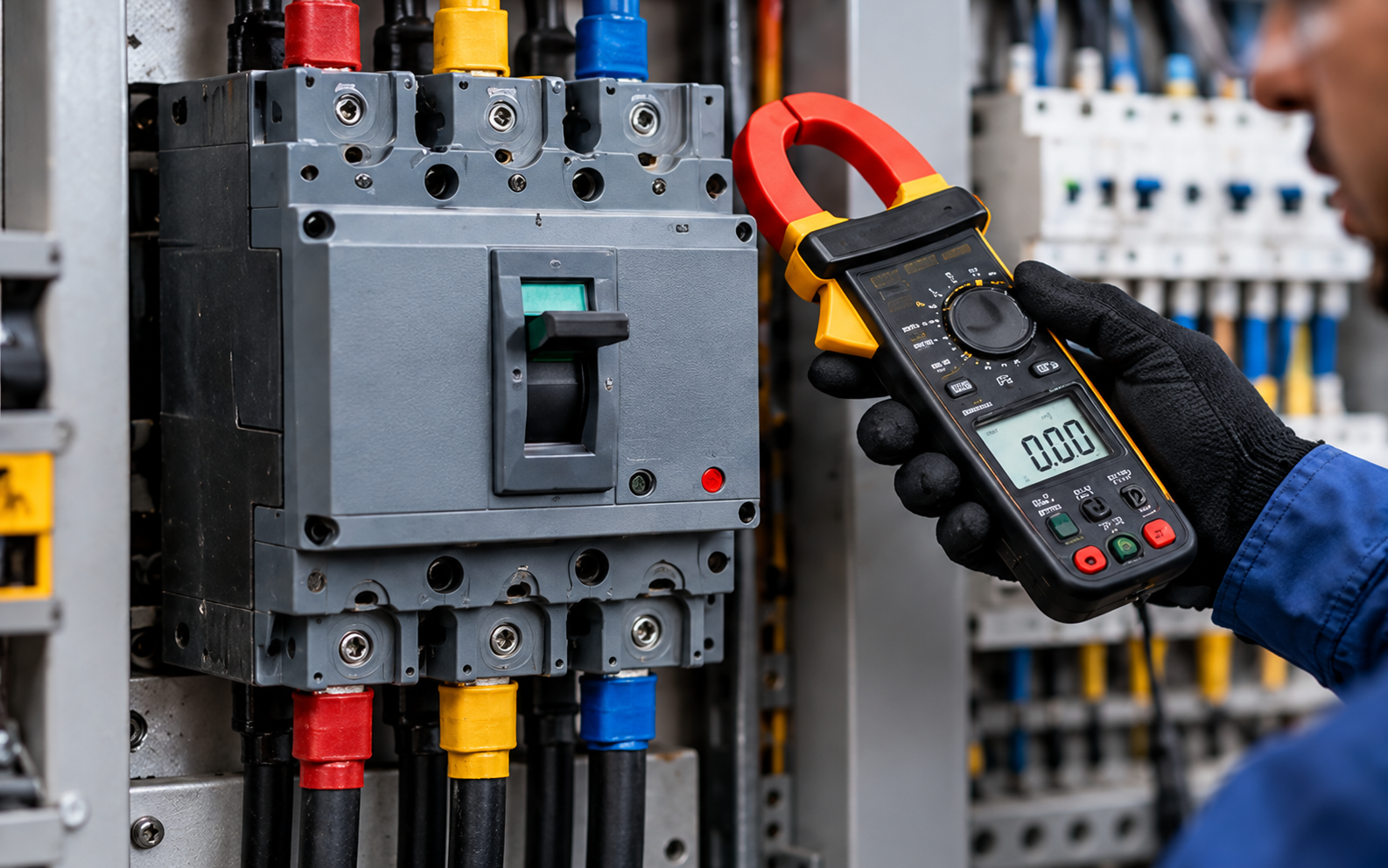 Industrial circuit protection inspection environment