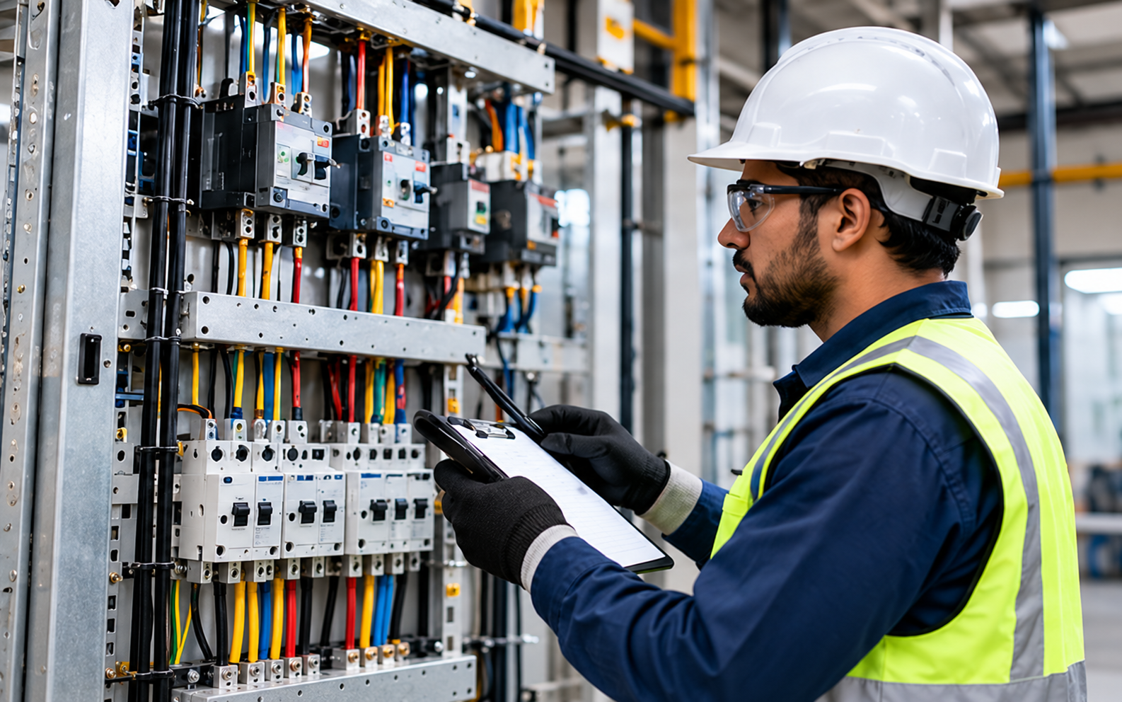 Industrial electrical installation inspection