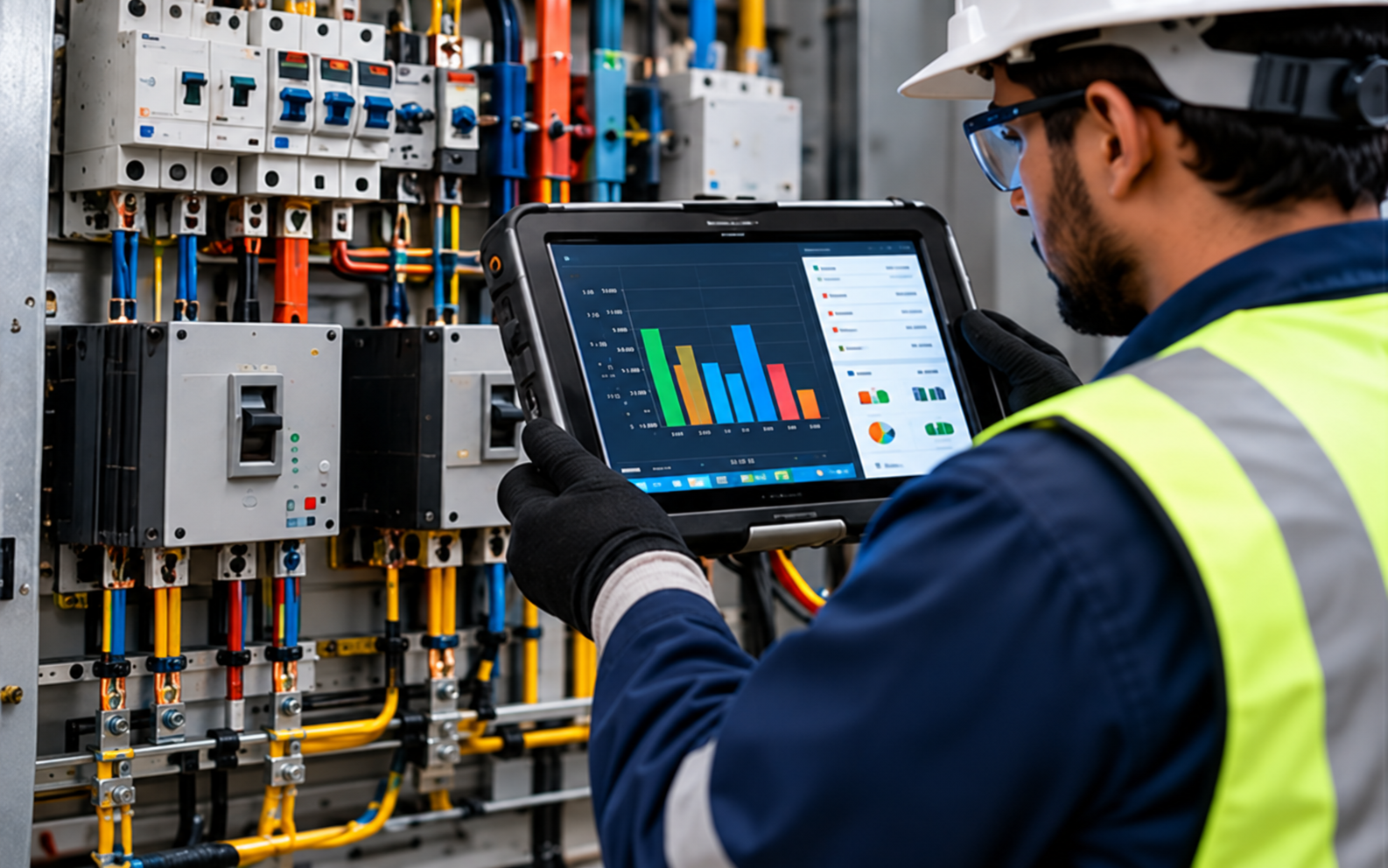 Industrial electrical load distribution assessment
