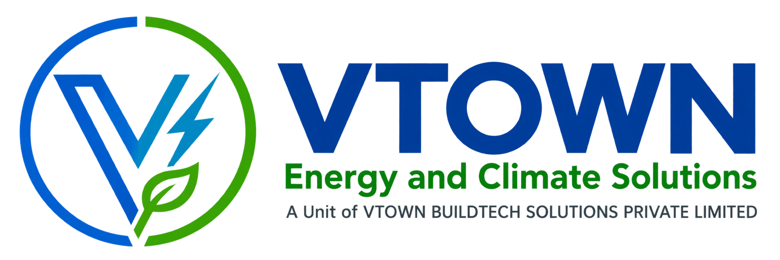 VTOWN Energy and Climate Solutions Logo